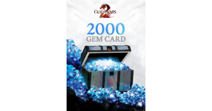 Guild Wars 2 2000 Gems Card