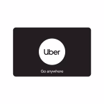 Uber gift card